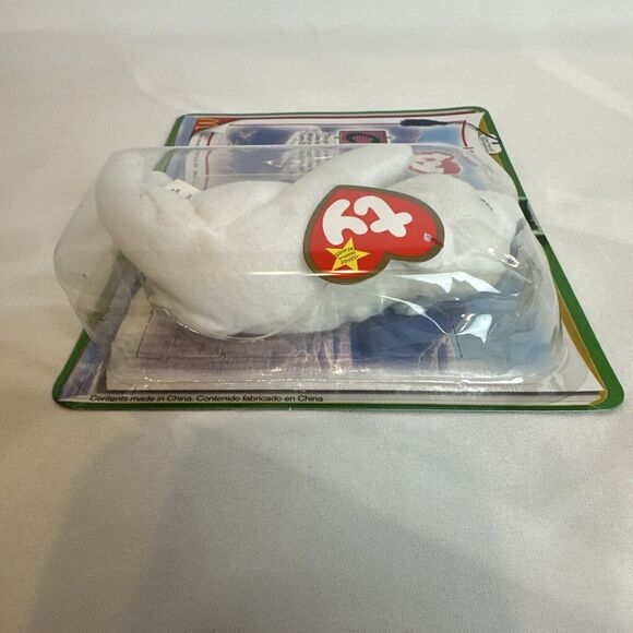 NEW! TY CHILLY The Polar Bear 1994 Mc Donalds Beanie Baby RARE RETIRED - Picture 4 of 9